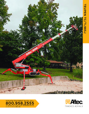 Nacele telescopice pe șenile TEUPEN TC98SJ