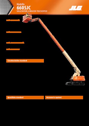 Nacele telescopice pe șenile JLG 660SJC