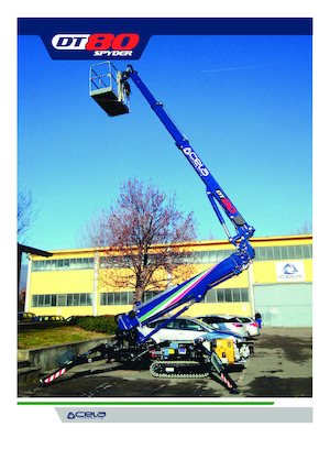 Nacele telescopice pe șenile CELA DT80 Spyder