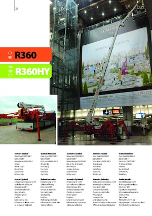 Nacele telescopice pe șenile Easy Lift R360