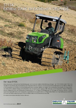 Tractoare pe șenile DEUTZ-FAHR 5115 K 