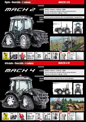 Tractoare pe șenile Carraro Mach 2 R