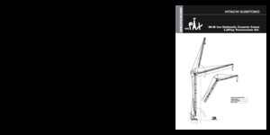 Macarale pe șenile - braț cu zăbrele Hitachi Sumitomo SCX 900-2