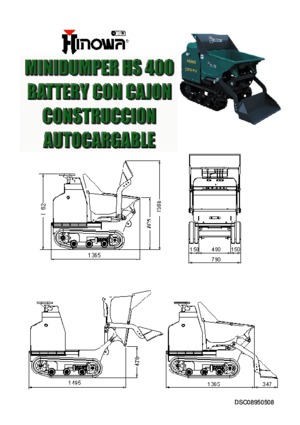 Dumpere pe Şenile Hinowa HS 400 Battery