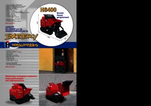 Dumpere pe Şenile Hinowa HS 400 Battery