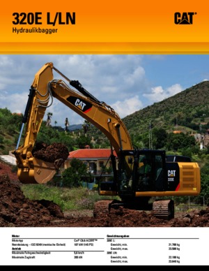 Excavatoare pe șenile Caterpillar 320E LN