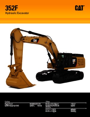 Excavatoare pe șenile Caterpillar 352F