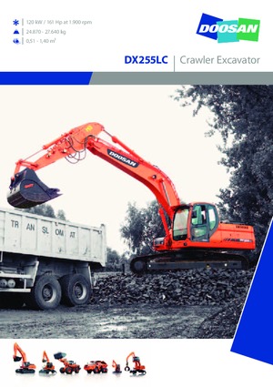 Excavatoare pe șenile Doosan DX 255 LC
