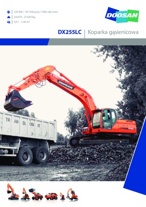 Excavatoare pe șenile Doosan DX 255 LC