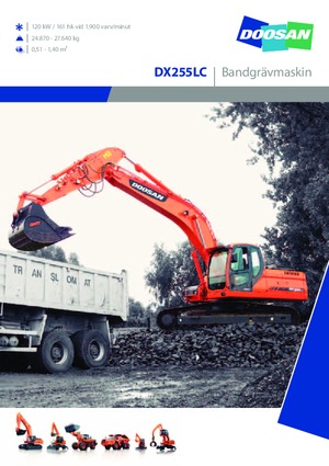 Excavatoare pe șenile Doosan DX 255 LC