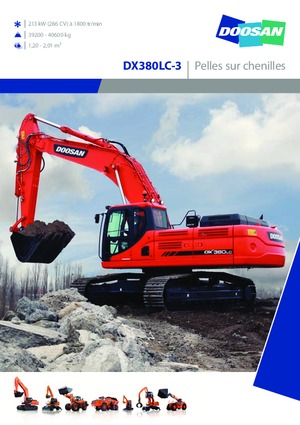 Excavatoare pe șenile Doosan DX380LC-3