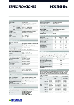 Excavatoare pe șenile Hyundai HX300L