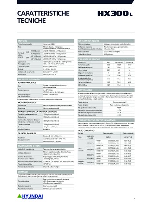 Excavatoare pe șenile Hyundai HX300L