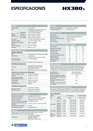 Excavatoare pe șenile Hyundai HX380L