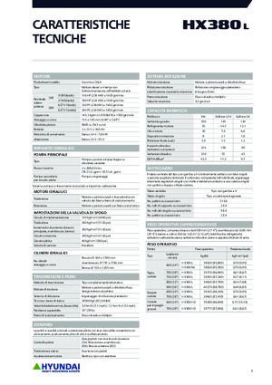 Excavatoare pe șenile Hyundai HX380L