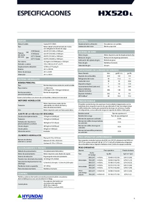 Excavatoare pe șenile Hyundai HX520L