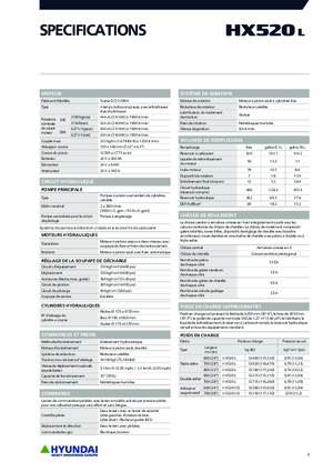 Excavatoare pe șenile Hyundai HX520L