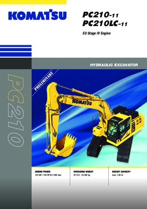 Excavatoare pe șenile Komatsu PC210LC-11E0