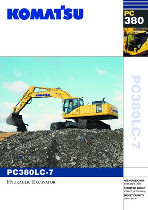 Excavatoare pe șenile Komatsu PC380LC-7 active