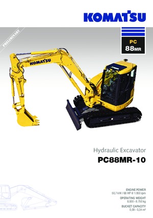 Excavatoare pe șenile Komatsu PC88MR-10
