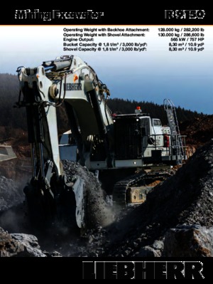 Excavatoare pe șenile Liebherr R 9150