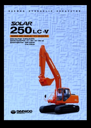 Excavatoare pe șenile Doosan Solar 250 LC-V