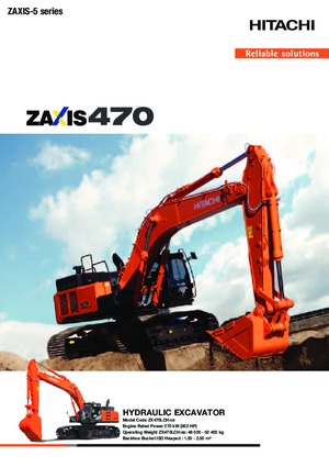 Excavatoare pe șenile Hitachi ZX 470 LCH-5 G