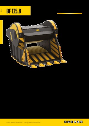 Cupe de concasor MB Crusher BF135.8