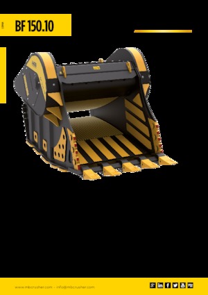 Cupe de concasor MB Crusher BF150.10