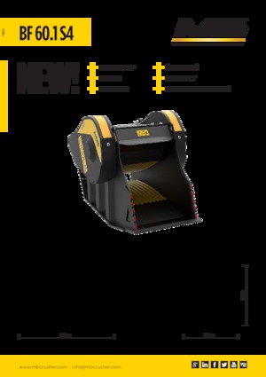 Cupe de concasor MB Crusher BF60.1 S4