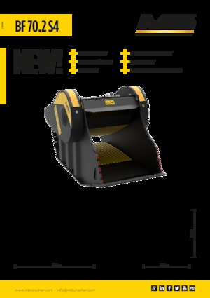 Cupe de concasor MB Crusher BF70.2 S4