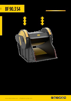Cupe de concasor MB Crusher BF90.3 S4