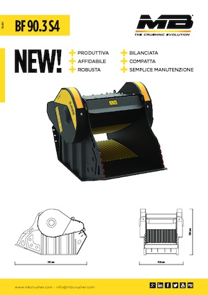 Cupe de concasor MB Crusher BF90.3 S4