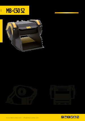 Cupe de concasor MB Crusher MB-C50 S2