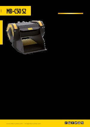 Cupe de concasor MB Crusher MB-C50 S2