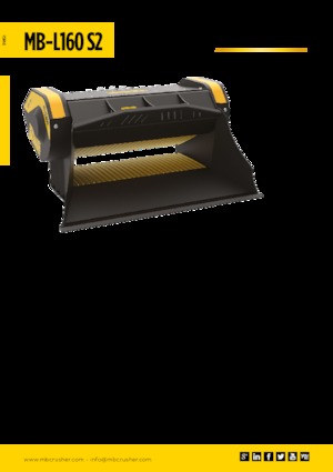 Cupe de concasor MB Crusher MB-L160 S2