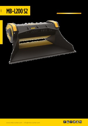 Cupe de concasor MB Crusher MB-L200 S2