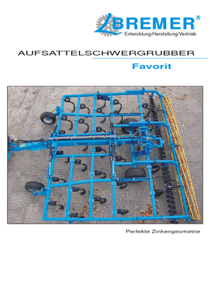 Cultivatoare Bremer Favorit 600
