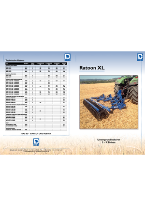 Cultivatoare DAL-BO Ratoon XL 190 NSH