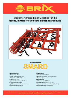 Cultivatoare Brix Smard 450 H RPW Ø  500