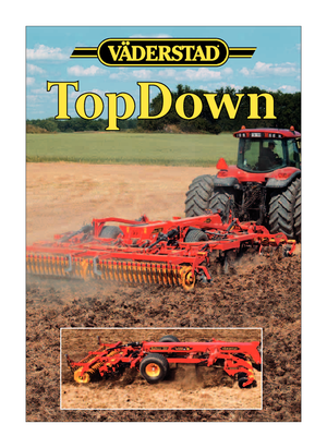 Cultivatoare Väderstad TopDown 300