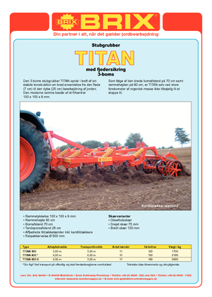 Cultivatoare Brix Titan 300 FA RPW Ø 600