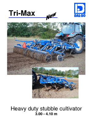 Cultivatoare DAL-BO Tri-Max 410 H Plus