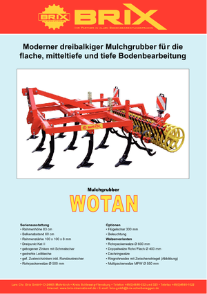 Cultivatoare Brix Wotan 300 S