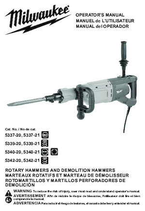Ciocane demolatoare Milwaukee 5339-21