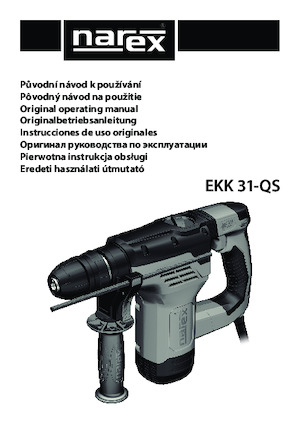 Ciocane demolatoare Narex EKK 31-QS