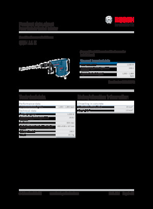Ciocane demolatoare Bosch GSH 11 E