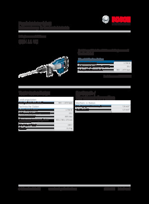 Ciocane demolatoare Bosch GSH 11 VC