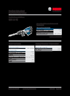 Ciocane demolatoare Bosch GSH 11 VC