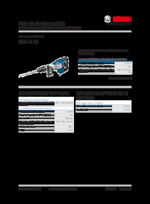 Ciocane demolatoare Bosch GSH 11 VC